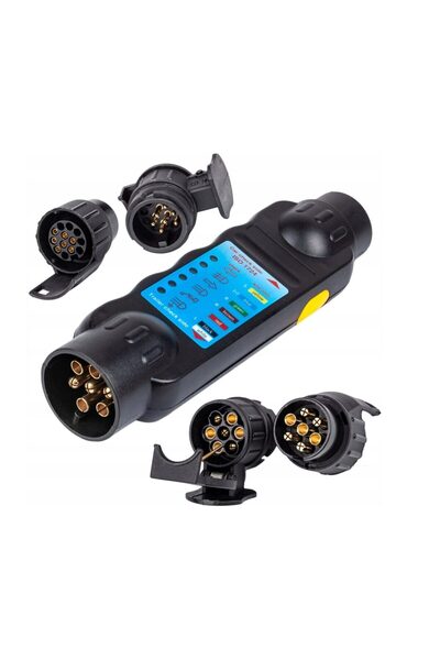 Kraft Trailer socket tester, 12 V,