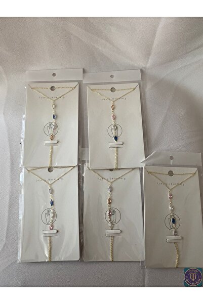 uyguntakıaksesuar Renkli Taşlı Şahmeran Bileklik – Ayarlanabilir Zincir, Altı...