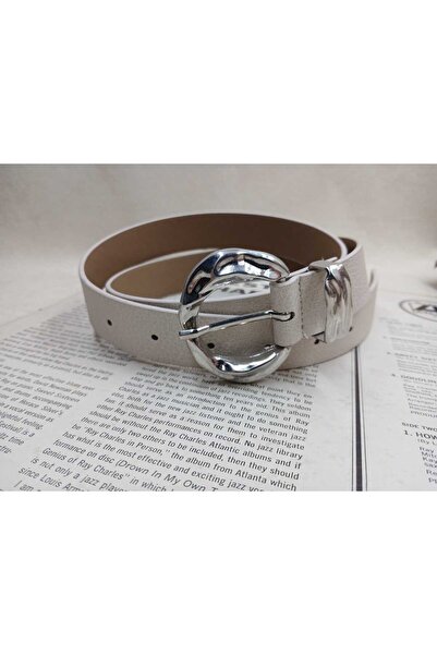 ARLIVA Women's Pants Belt with Silver Buckle with Shade, Dress Belt, Coat Belt