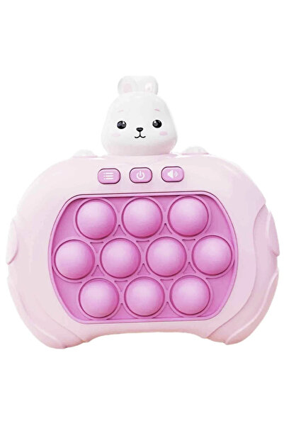 Krista Jucărie senzorială inteligentă Pop It cu lumini - Consola interactivă Iepurașul Roz