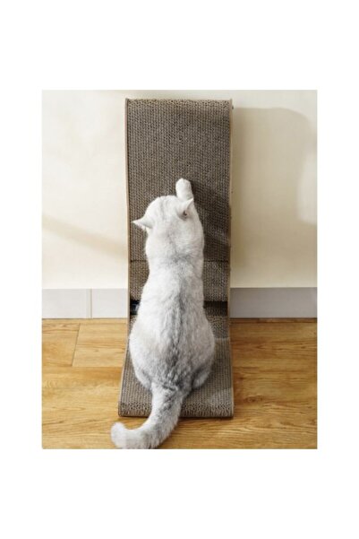 varioshop 2-in-1 Cat Scratching Corner, Horizontal & Vertical, with Play Ball, Beige, 60x40.5x25 cm