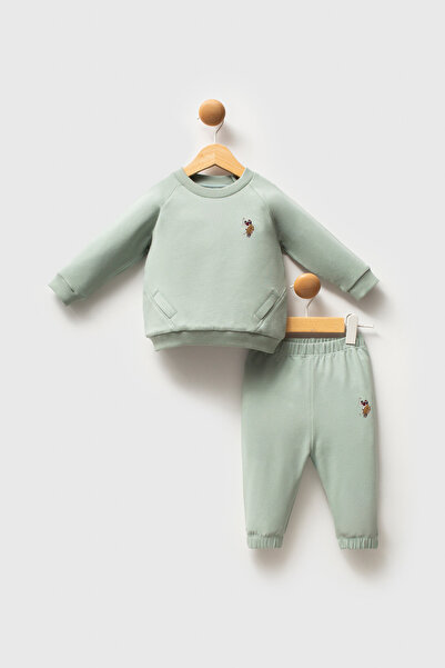 U.S. Polo Assn. Set 2 bucati pentru bebelusi