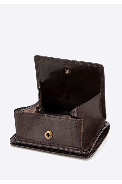 Wittchen Men's Small Men's Wallet Made of Genuine Leather Brown Brown Genuine Leather
