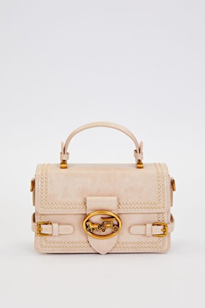 Levidor Mink two-belt look handbag