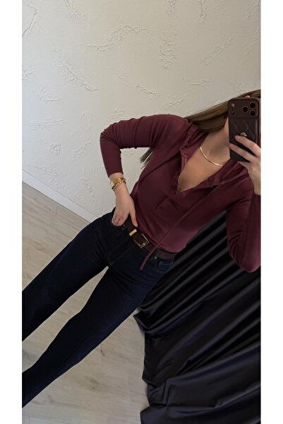 elif teke Niduysa Hooded Blouse Dusty Rose