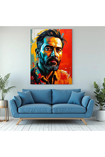 Printees Tablou abstract - Portret de bărbat - Canvas pe șasiu - 40x30 cm