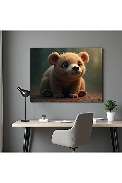 Printees Painting - Teddy Bear - Canvas on frame - 40x30 cm