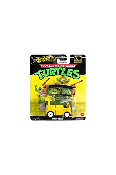 HOT WHEELS Macheta auto Party Wagon Turtles Galben 1:64 Hotwheels