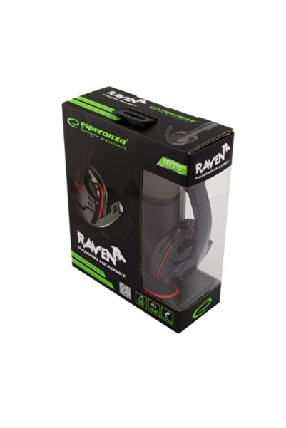 ESPERANZA RAVEN EGH-310 R Gaming Headphones (Red)