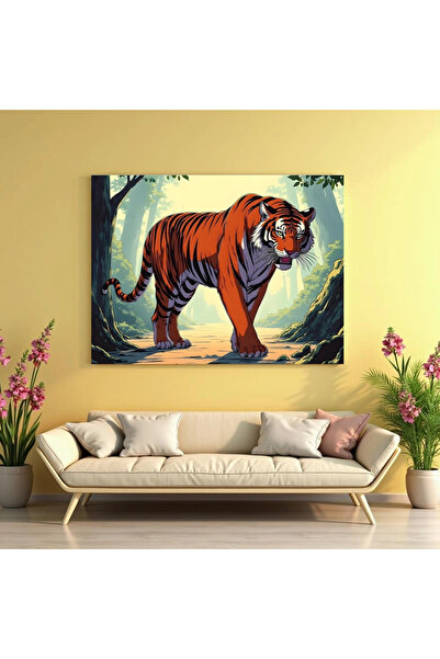 Printees Tablou - Tigrul - Ilustrație Anime