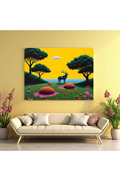 Printees Tablou - Peisaj suprarealist cu cerb