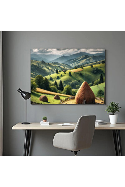 Printees Tablou - Peisaj de munte - Canvas pe șasiu - 40x30 cm