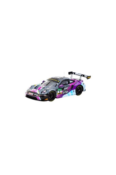 Tarmac Macheta auto Porsche 911 Gt3 R, Tim Heinemann Dtm 2023 1:64 Works