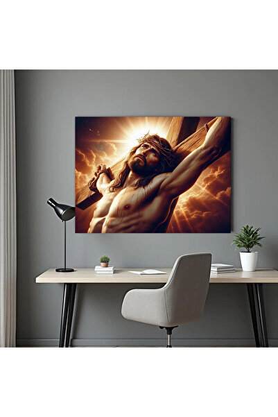 Printees Tablou - Isus pe cruce - Canvas pe șasiu