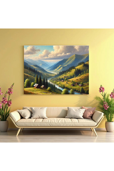 Printees Tablou - Vale între munți