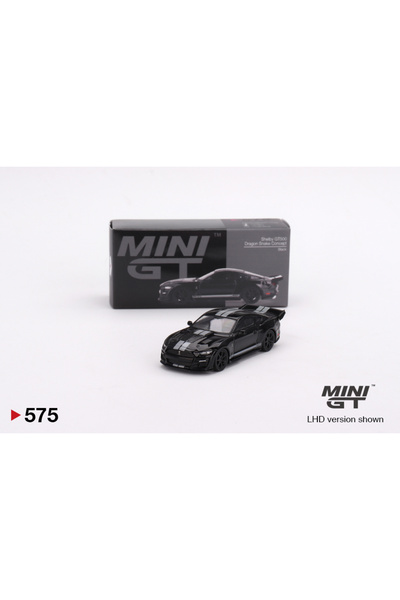 mini gt Macheta auto Ford Shelby Gt500 Dragon Snake, Negru 1:64 MGT575