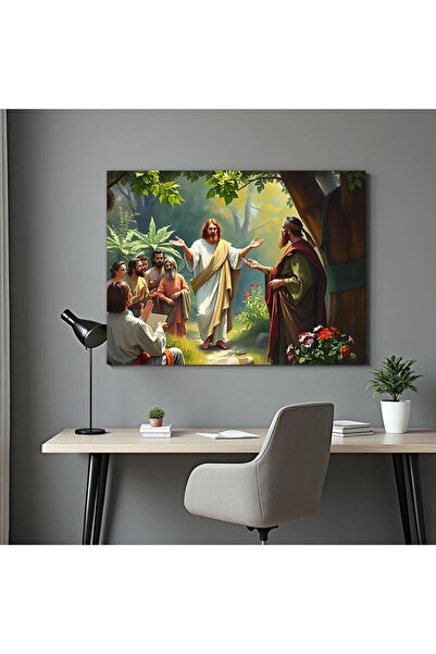 Printees Tablou - O predică a învățătorului