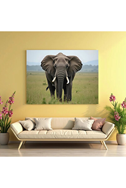Printees Painting - Elephant - Canvas on frame