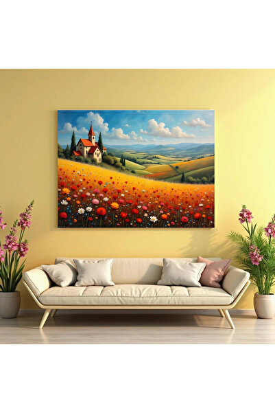 Printees Tablou - Câmp înflorit - Canvas pe șasiu