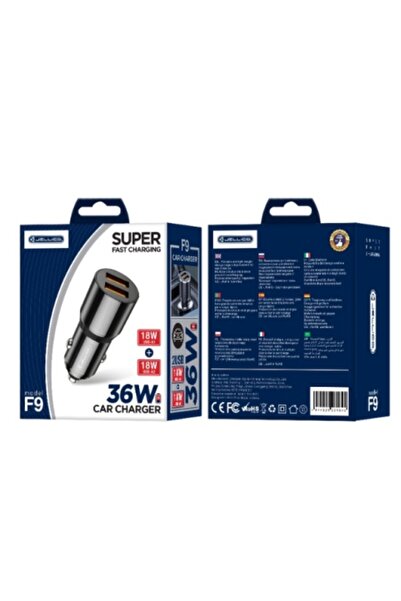 JELLICO Car Charger 2 x USB F9 36W Super Fast