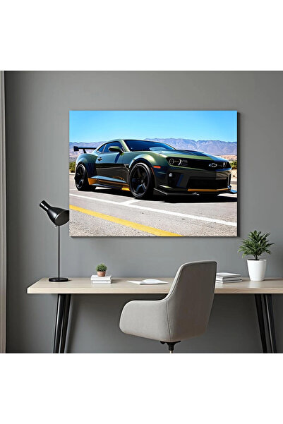 Printees Tablou - Chevrolet Camaro - Canvas pe șasiu