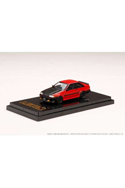hobby japan Toyota Corolla Levin Gt Apex AE86 Red Model Car, 1:64