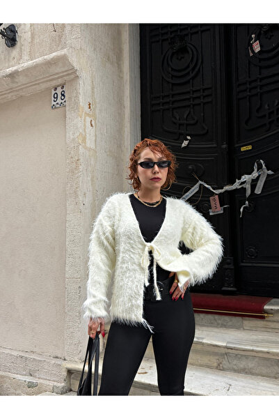 Bak'ap Premium Trend Bearded Tie-Up Cardigan