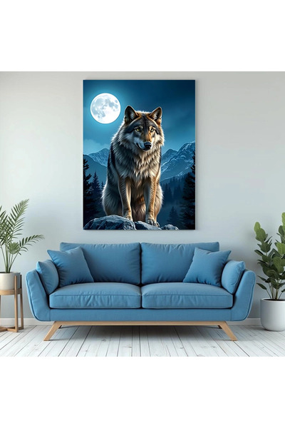 Printees Tablou - Lup bătrân - Canvas pe șasiu