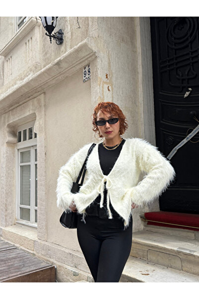 Bak'ap Premium Trend Bearded Tie-Up Cardigan