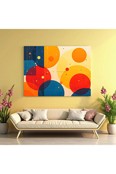 Printees Tablou - Cercuri - Canvas pe șasiu