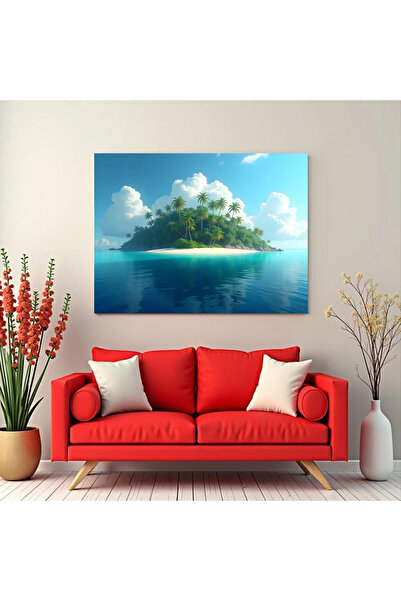 Printees Tablou - Atolul - Canvas pe șasiu - 40x30 cm