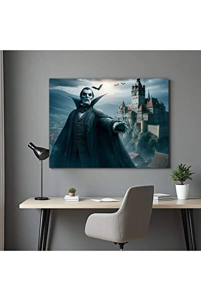 Printees Tablou - Dracula cu atitudine - Canvas pe șasiu