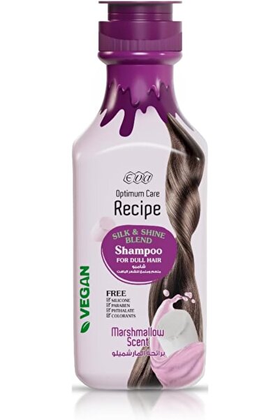 EVA Optimum Care Silk & Shine Blend Shampoo with Marshmallow for Dull Hair, 350 ml -