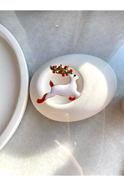 Atelier Licia Yılbaşı Temalı Renkli Broş-Noel Broşu