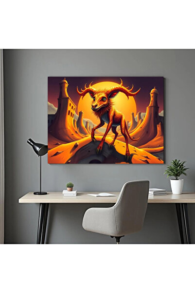 Printees Tablou - Vis bizar - Canvas pe șasiu - 40x30 cm