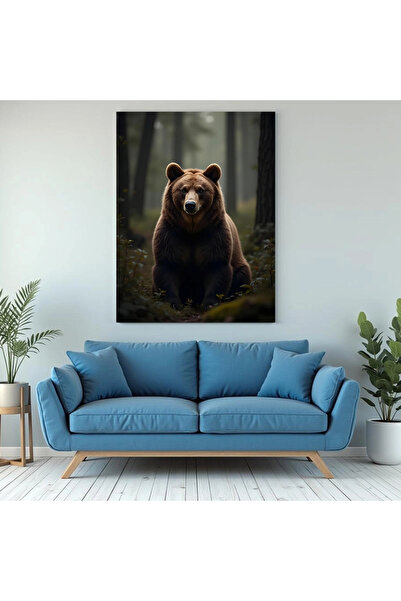 Printees Tablou - Urs brun - Canvas pe șasiu - 40x30 cm