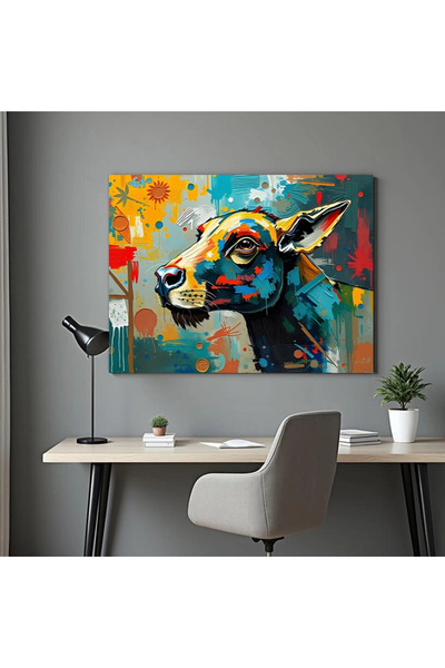 Printees Tablou - Animal abstract - Canvas pe șasiu - 40x30 cm