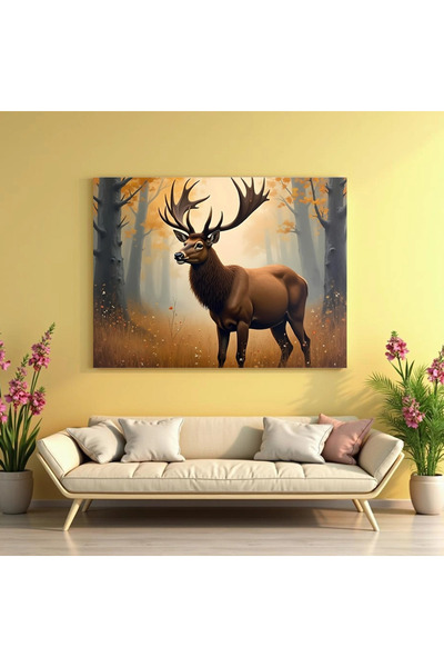 Printees Tablou - Cerb lopătar - Canvas pe șasiu
