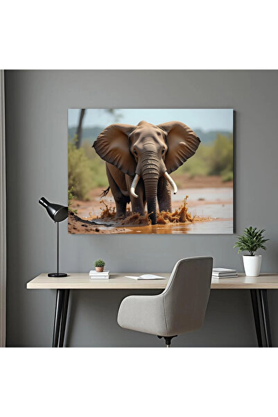 Printees Tablou - Elefant în apă