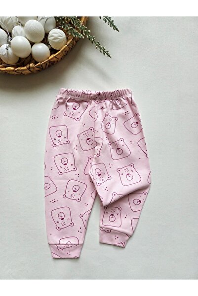 GizaKids 100% Cotton Baby Girl and Boy Unisex Pajama Bottoms Without Booties, Set of 3