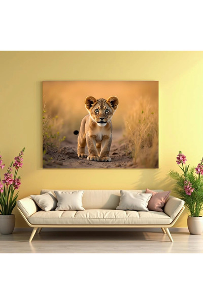 Printees Tablou - Puiul de leu - Canvas pe șasiu