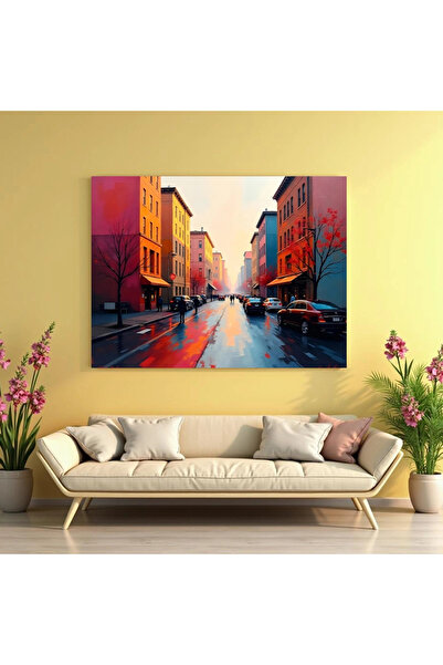 Printees Tablou - O stradă colorată