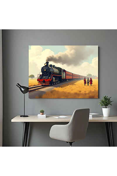 Printees Steam Train Painting