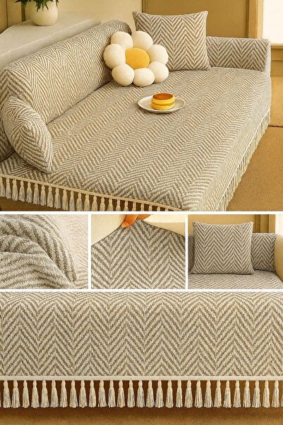 Sheri Home Berlina 2 Li Koltuk Örtüsü Kaymaz Ham Kumaş Özelliği 180 X 200 Cm ...