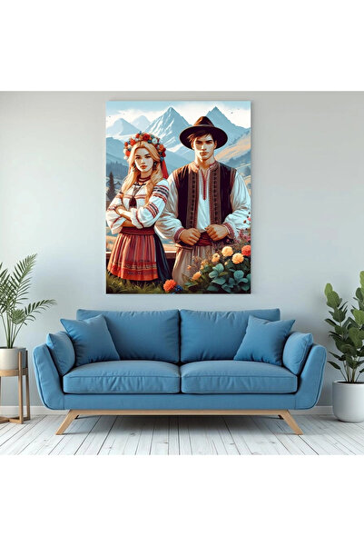 Printees Tablou - Tineri de la munte