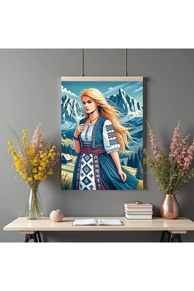 Printees Tablou - Româncă de la munte