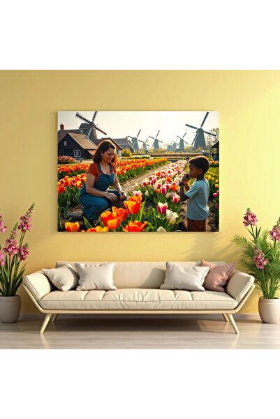 Printees Painting - Dutch Garden - Canvas on frame