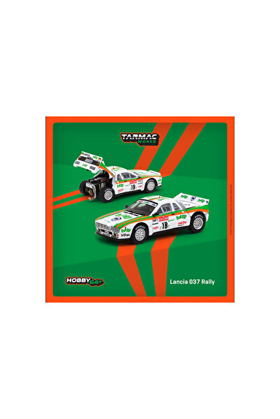 Tarmac Macheta auto Lancia 037 Rally #18 Biason-Siviero Rallye Sanremo 1983 1:64