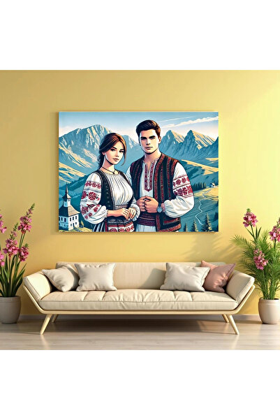 Printees Tablou - Tineri români