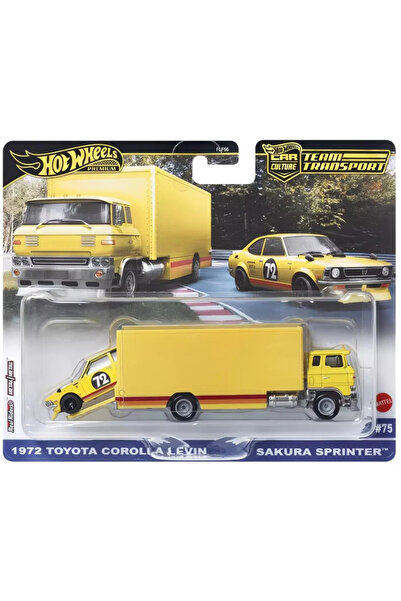 HOT WHEELS Macheta auto Team Transport Toyota Corolla Levin &amp; Sukura Spri...